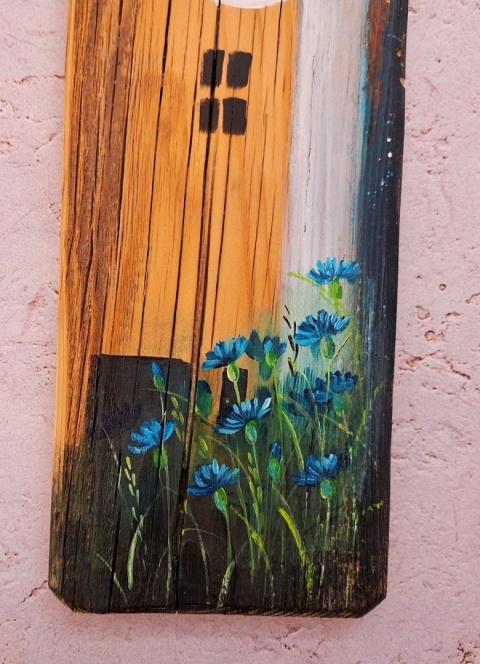 Deska Retro Anioł opiekun domu nr 4 dł.40cm x szer.12cm