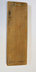 Deska Retro Anioł w makach dł. 35 cm x szer. 11cm
