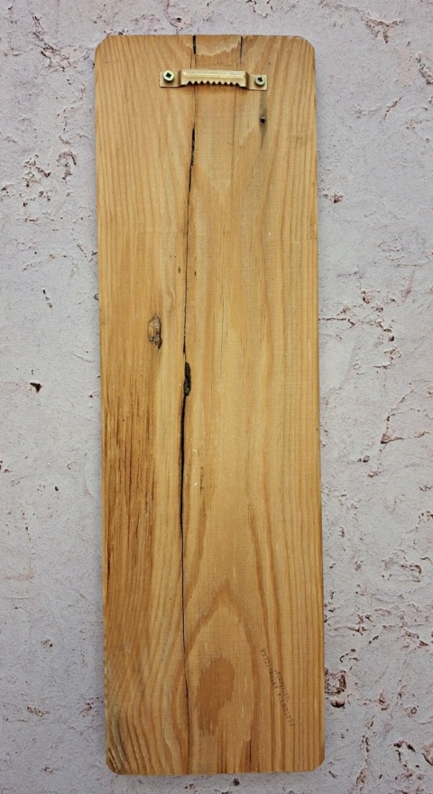 Deska Retro Anioł w makach nr 3 dł.40cm x szer.12cm