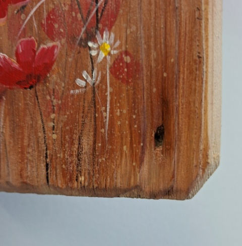 Deska Retro Anioł z sercem nr 3 dł.40cm x szer.12cm