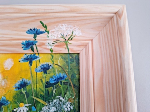 Obraz na płótnie Chabry - 24,5 cm x 24,5 cm